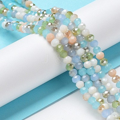 Glass Beads Strands EGLA-A034-M4mm-06-1