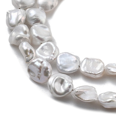 Natural Baroque Keshi Pearl Beads Strands PEAR-P064-06C-03A-1
