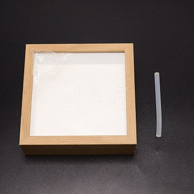 Square Natural Wood Photo Frames AJEW-WH0251-68-1
