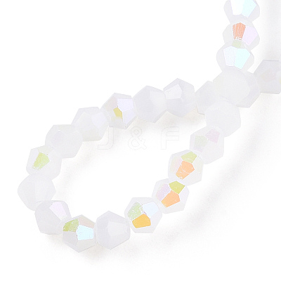 Imitation Jade Electroplate Glass Beads Strands EGLA-A039-J2mm-L06-1