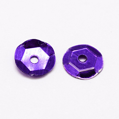 Plastic Paillette Beads PVC-A001-6mm-05-1