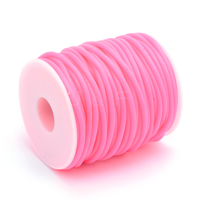 Hollow Pipe PVC Tubular Synthetic Rubber Cord RCOR-R007-4mm-06-1