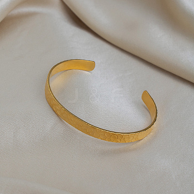 Minimalist Stainless Steel Open Cuff Bangles for Women LS-PN5602-1