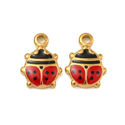 304 Stainless Steel Enamel Charms STAS-Z081-03G-01-1