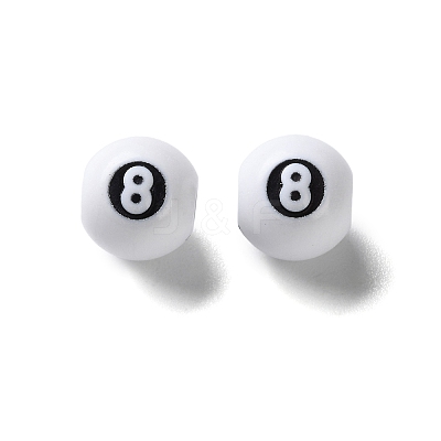 Acrylic Beads OACR-D301-02B-1