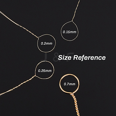 Round Copper Wire for Jewelry Making CWIR-BC0004-0.2mm-07-1