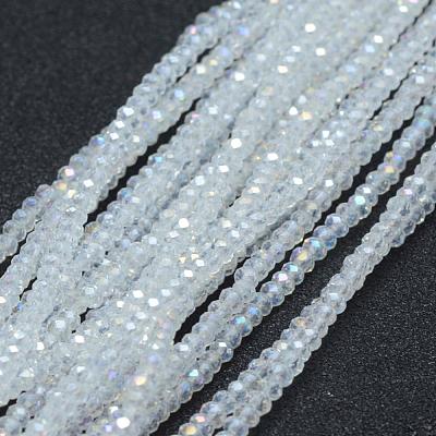 Electroplate Glass Beads Strands EGLA-J144-AB-A01-1