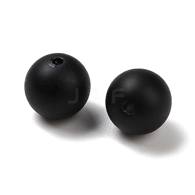 Frosted Plastic Imitation Pearl Beads KY-F022-8mm-05-1
