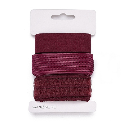 9 Yards 3 Styles Polyester Ribbon SRIB-A014-A01-1