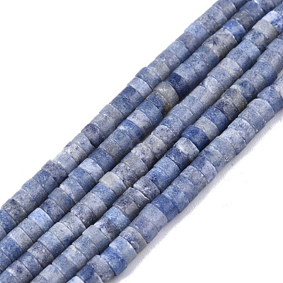 Dyed & Heated Natural Blue Aventurine Beads Strands G-N326-146-B01-1