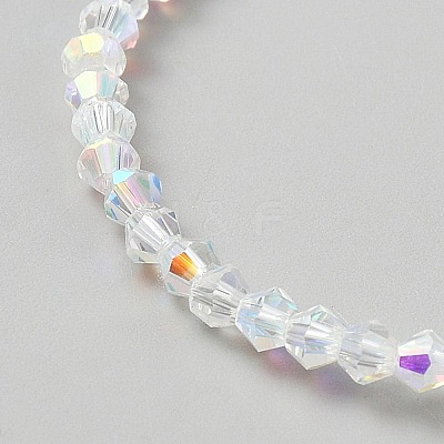 Glass Beads Stretch Bracelets for Women BJEW-WH0011-107-1