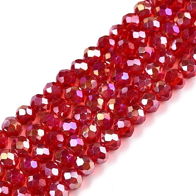 Electroplate Glass Beads Strands LS-EGLA-A044-T4mm-B01-1