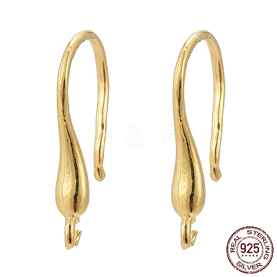 925 Sterling Silver Earring Hooks STER-K168-101G-1