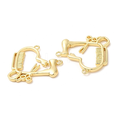 Rack Plating Brass Pendants KK-Q775-22G-1