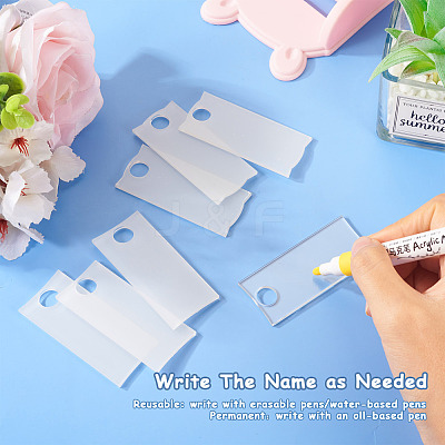 2Bag 2 Styles Acrylic Blank Label Big Pendants FIND-TA0004-77A-1