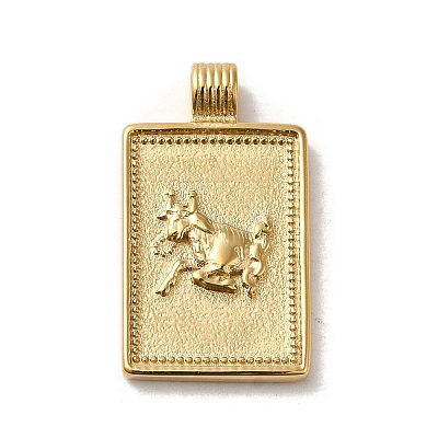 304 Stainless Steel Pendants STAS-L022-306G-02-1