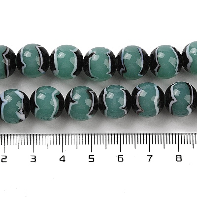 Handmade Lampwork Beads Strands LAMP-P062-02E-1