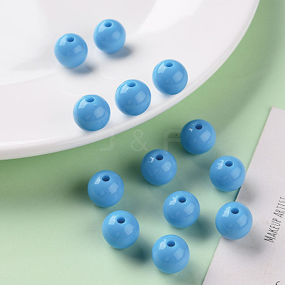 Opaque Acrylic Beads MACR-S370-C12mm-8-1