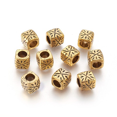 Tibetan Style Spacer Beads GLF0986Y-NF-1