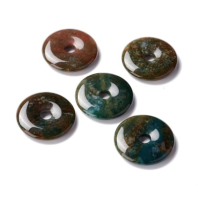 Natural Indian Agate Pendants G-K319-02A-03-1
