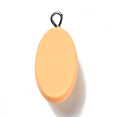 Opaque Resin Pendants LS-RESI-G043-D05-1