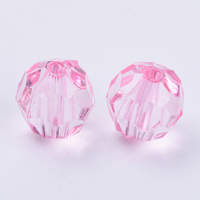 Transparent Acrylic Beads TACR-Q257-10mm-V03-1