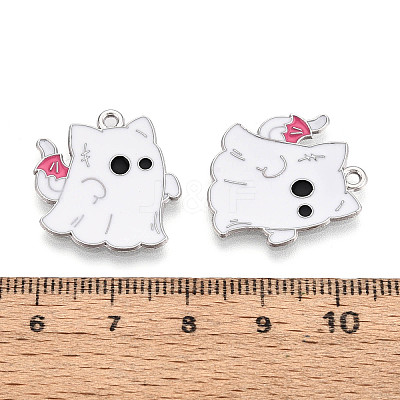 Halloween Theme Alloy and Enamel Pendants ENAM-T021-31B-01P-1