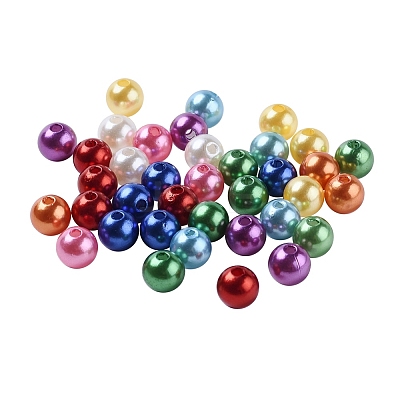 Imitation Pearl Acrylic Beads PACR-CJ0001-08-1