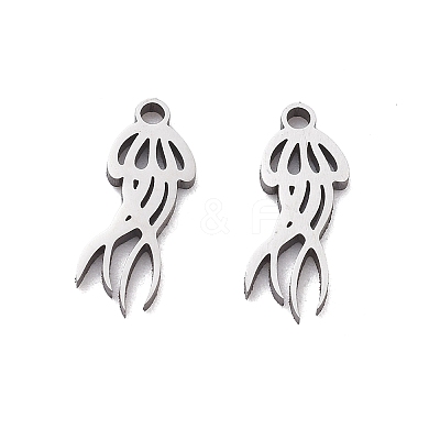 201 Stainless Steel Charms STAS-V001-09-1