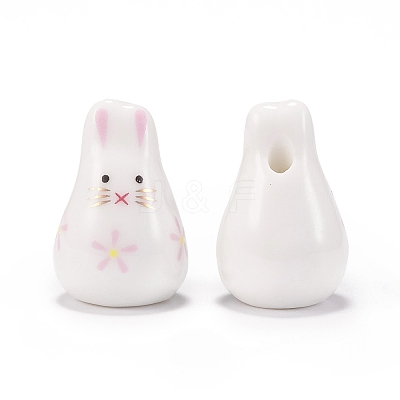 Handmade Porcelain Beads X-PORC-D018-03A-1