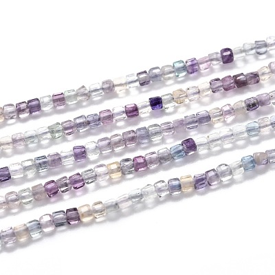 Natural Fluorite Beads Strands G-H266-21-1