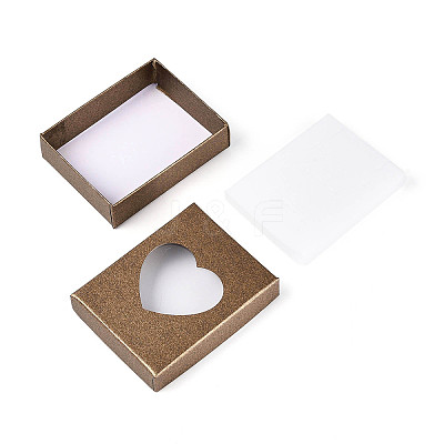 12Pcs 6 Colors Cardboard Jewelry Set Boxes CBOX-N015-04-1