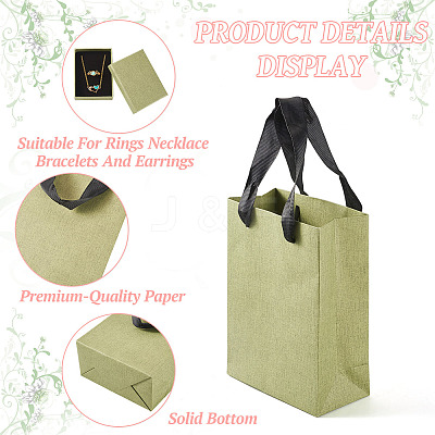3Pcs Rectangle Paper Jewelry Display Cases CON-TA0001-39C-01-1