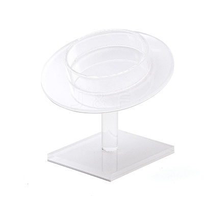 Organic Glass Single Bracelet Display Riser Stands BDIS-Q027-02-1