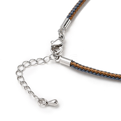 2.5MM Nylon Braided Cord Necklace Making FIND-G095-01P-1