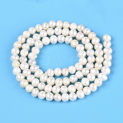 Natural Cultured Freshwater Pearl Beads Strands PEAR-N013-03E-01-1