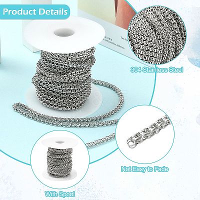 5M 304 Stainless Steel Link Chains CHS-CJ0001-39-1