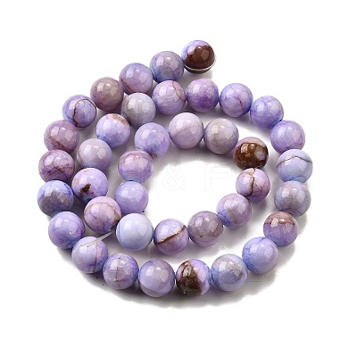 Natural Striped Stone Beads Strands G-D315-A01-02-4mm-1