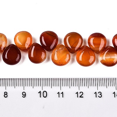 Natural Red Agate Beads Strands G-T138-123-1