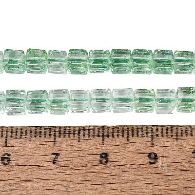 Crackle Transparent Glass Beads Strands GLAA-N062-4mm-05-1
