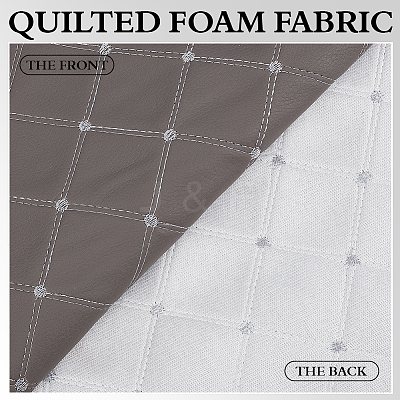 PVC Leather with Foam Fabric DIY-WH0671-391B-1