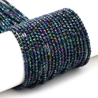 Electroplate Glass Beads Strands LS-GLAA-H021-01A-FP11-1