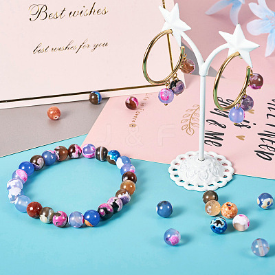 DIY Stretch Bracelet Making Kit DIY-FW0001-36-1