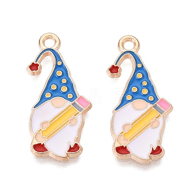 Alloy Enamel Pendants ENAM-Q004-02KCG-01-1