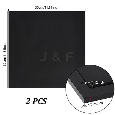 2Pcs 2 Styles HDPE Sheet DIY-GA0008-60A-1