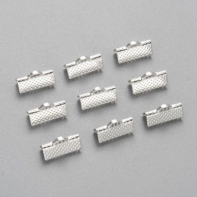 Iron Ribbon Crimp Ends E005Y-S-1