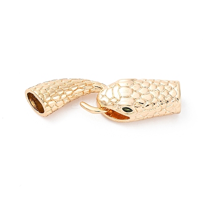 Brass Interlocking Clasps KK-D360-06G-1