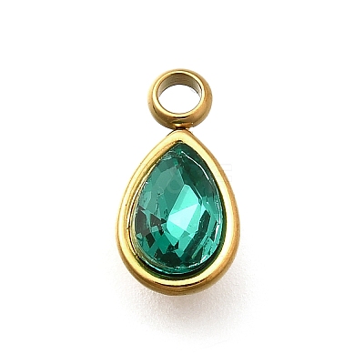 304 Stainless Steel Pendants STAS-Q346-04G-07-1