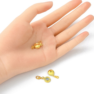 Alloy Magnetic Clasps FIND-YW0002-09G-1