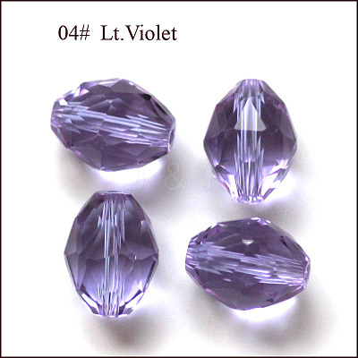 Imitation Austrian Crystal Beads SWAR-F071-9x6mm-04-1
